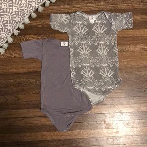 Organic Kate Quinn short sleeve bamboo Onesies.